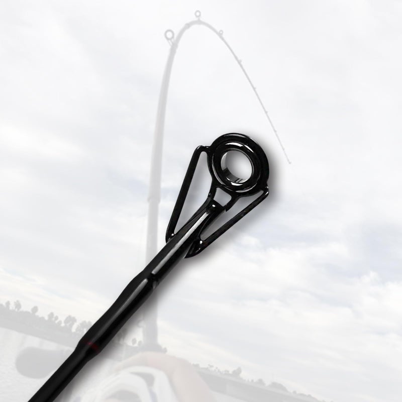 Fiblink 4 Pieces Travel Casting Rod Graphite Baitcasting Fishing Rod Portable Fishing Rod Baitcaster (6'6'' Medium) - Image 4